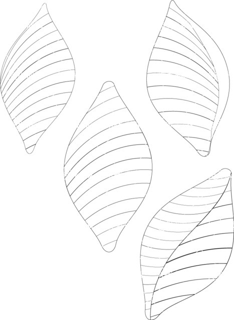 Italy Themed Graphic Collection - Conchiglie Rigate Pasta Icon